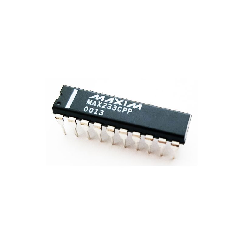 MAX233CPP, RS-232 Transceiver, 20-Pin DIP Package