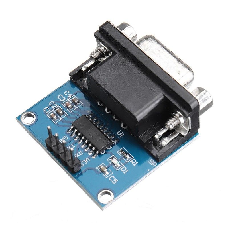 RS232 to TTL,Serial Port Converter Module,DB9 Connector, MAX232 Chipset,5V
