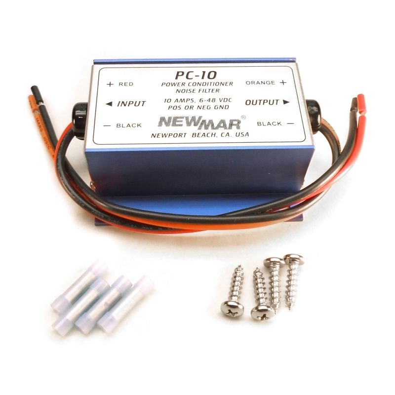 Newmar Alfected equipment inductor/capacitor noise suppressor filter 10Amp 6-48 VDC Part# PC-10