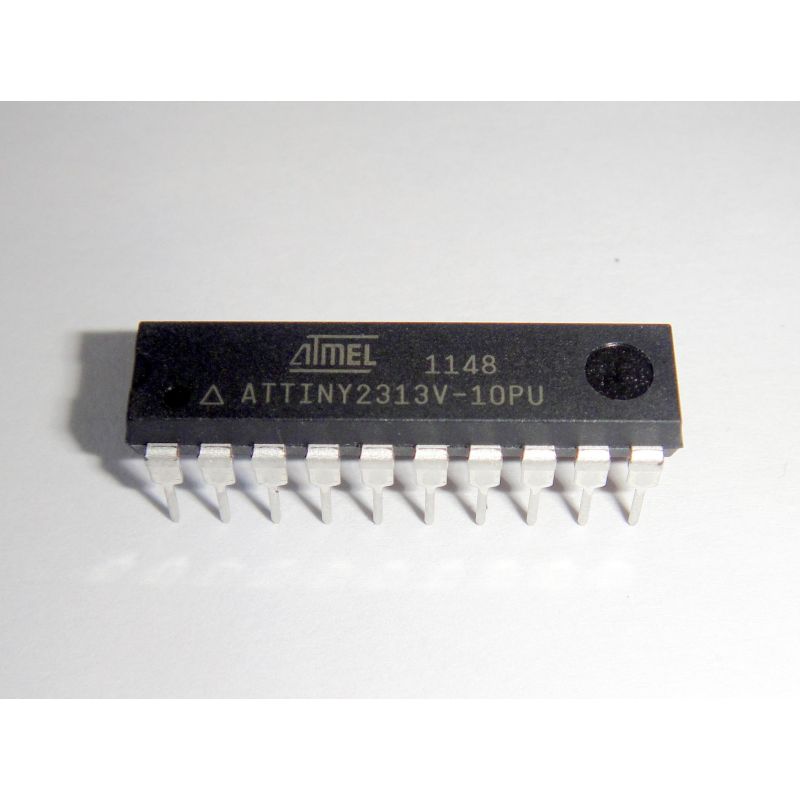 ATtiny2313V-10PU, 8-Bit Microcontroller, PDIP-20