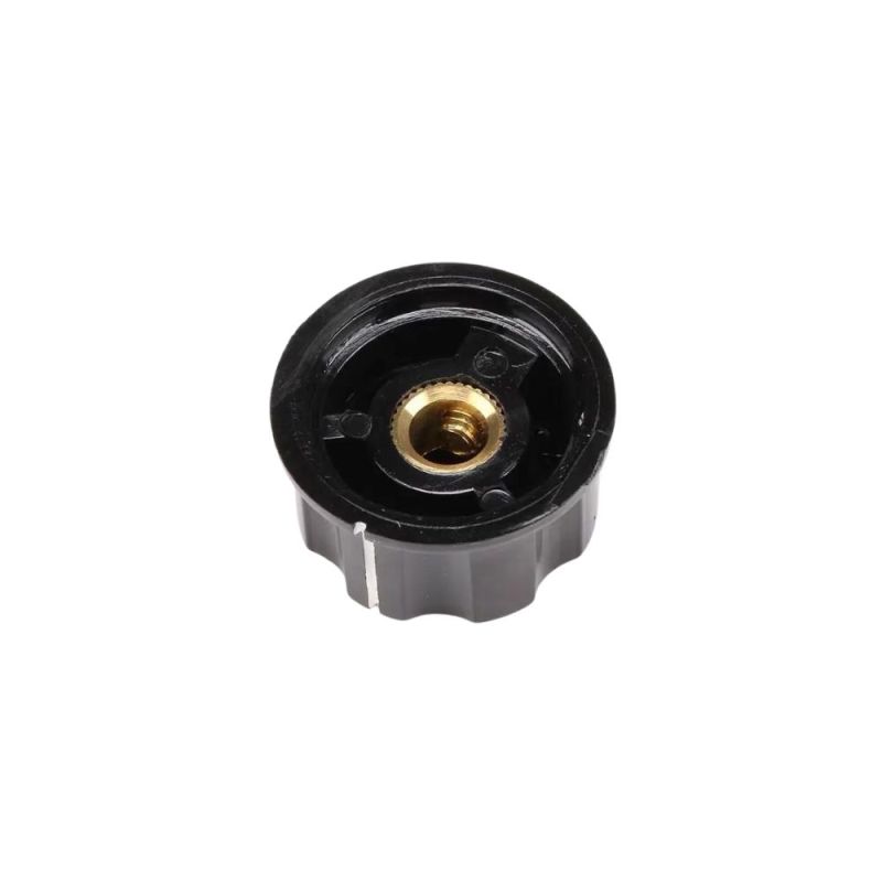 A02 Control Knob, Aluminum Alloy, 6mm Shaft Diameter