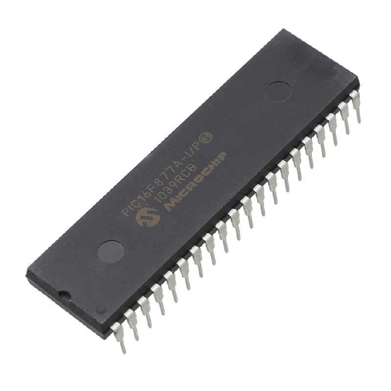 PIC16F877A-I/P,Microcontroller,8-bit,20MHz,DIP-40