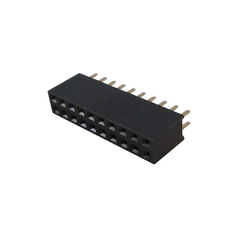 2 X10 PIN FEMALE DOUBLE ROW SMD PIN HEADER