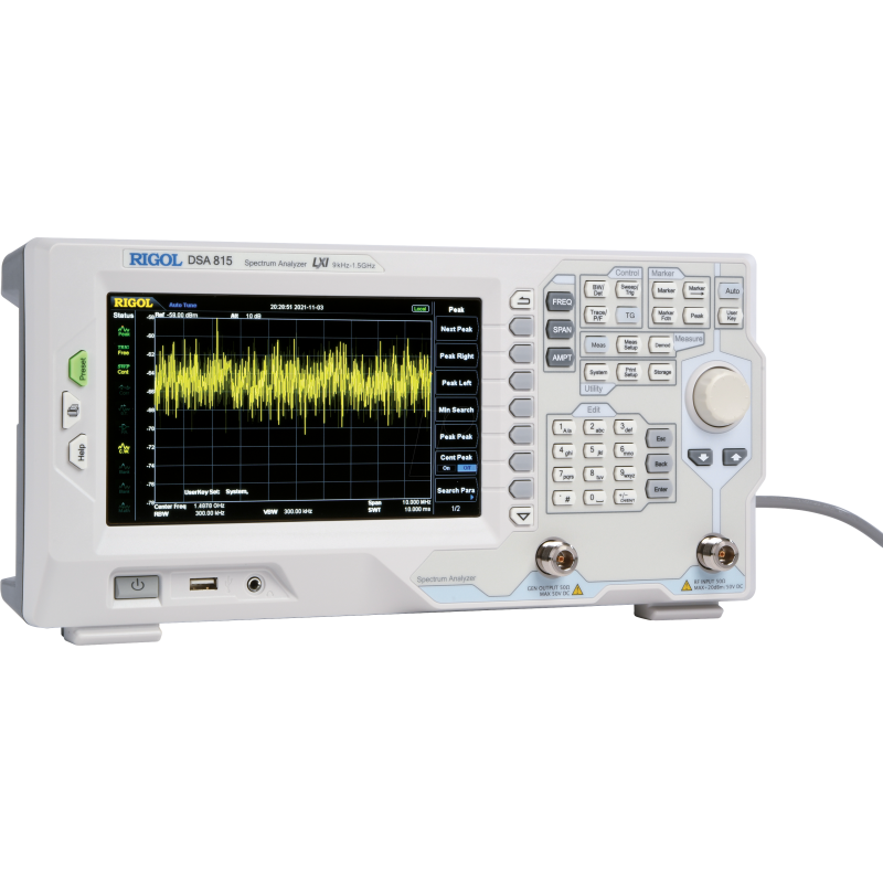 Rigol DSA815 Spectrum Analyzer 9kHz-1.5GHz Preamplifier