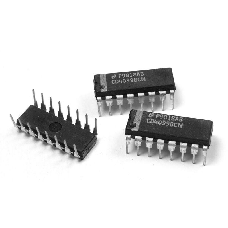 CD4099BCN,8-Bit Addressable Latch IC with Demultiplexing Capability,DIP-16