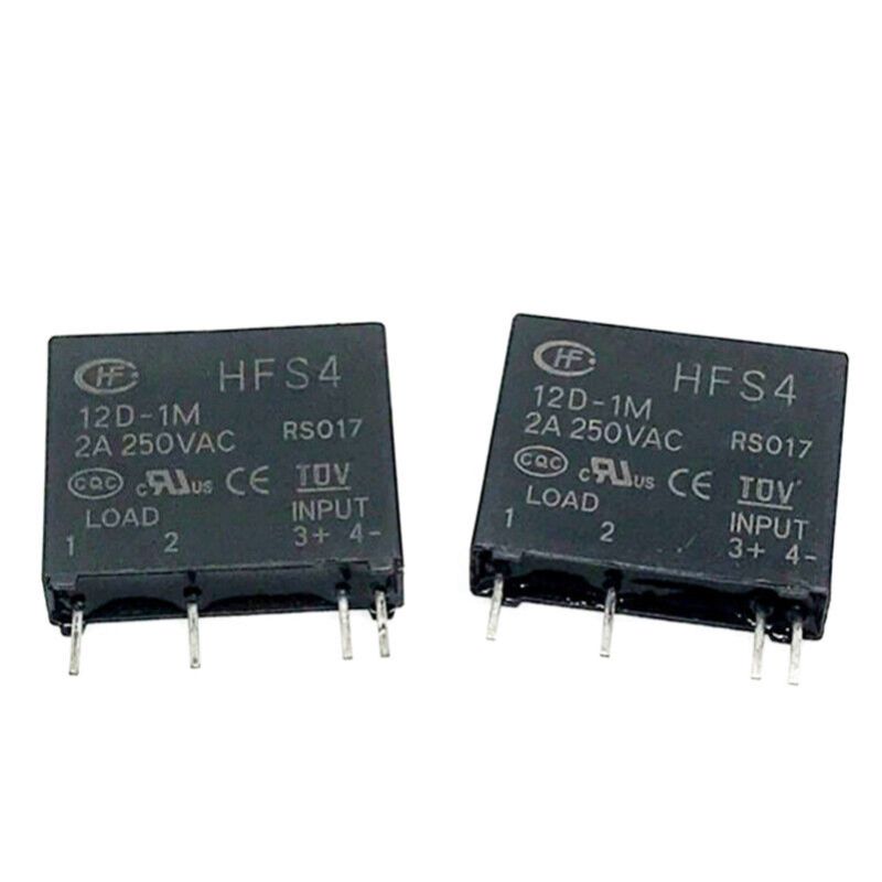 HFS4 12D-1M, Solid State Relay, 12V DC Coil, 2A Load Current