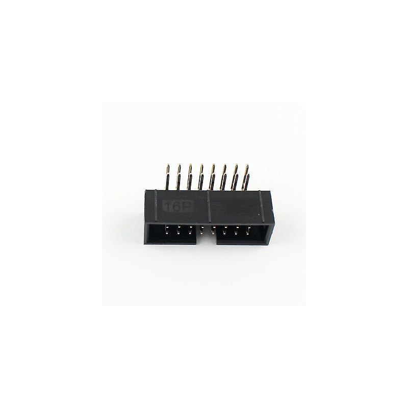 IDC Connector,Angle,M,16-Pin