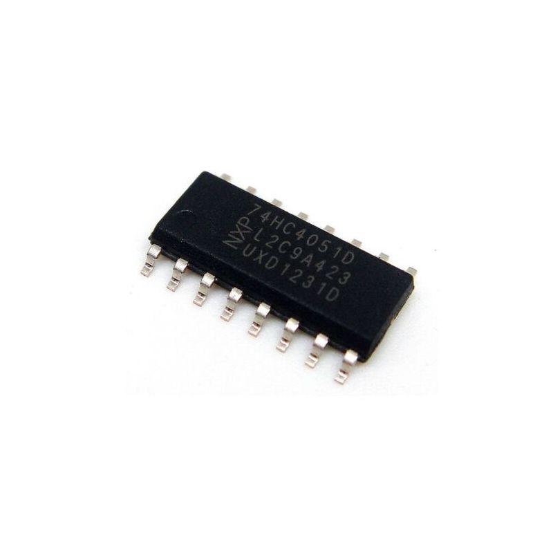 74HC4051D - 8-Channel Analog Multiplexer/Demultiplexer - SOIC-16 Package