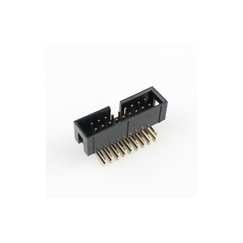 IDC Connector,M,Angled,18-Pin