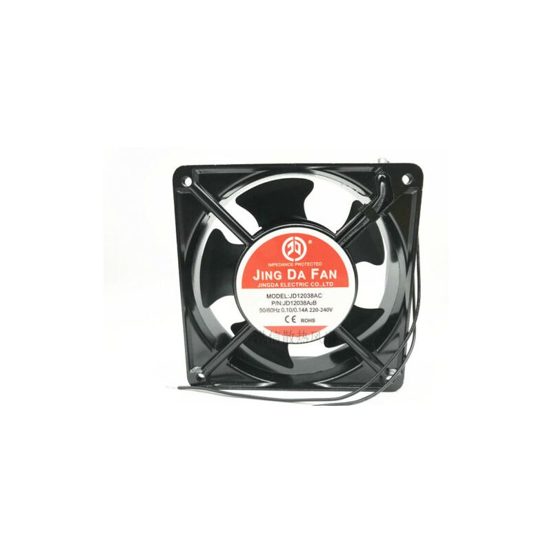 AC EXHAUST FAN JINGDA JD12038AC 50/60 HZ 0.14/0.10