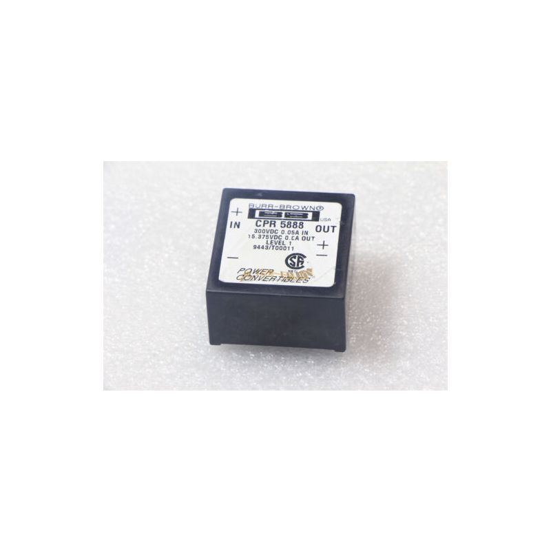 CPR5888 Burr-Brown DC-DC Converter, 300VDC Input, 15.375VDC Output, 0.8A Level 1
