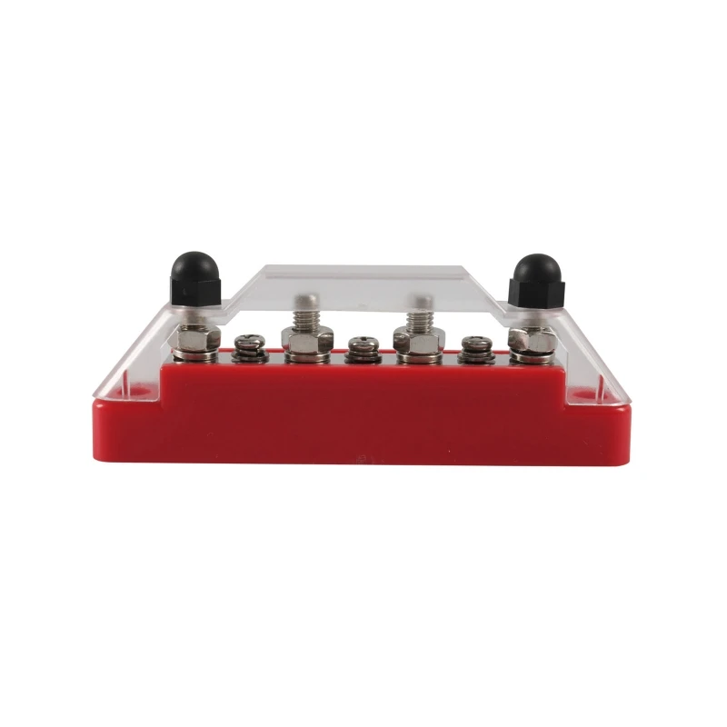 Gloaso Common 100amp Bus Bar 12V- 48V DC Battery Distribution Block with Cover