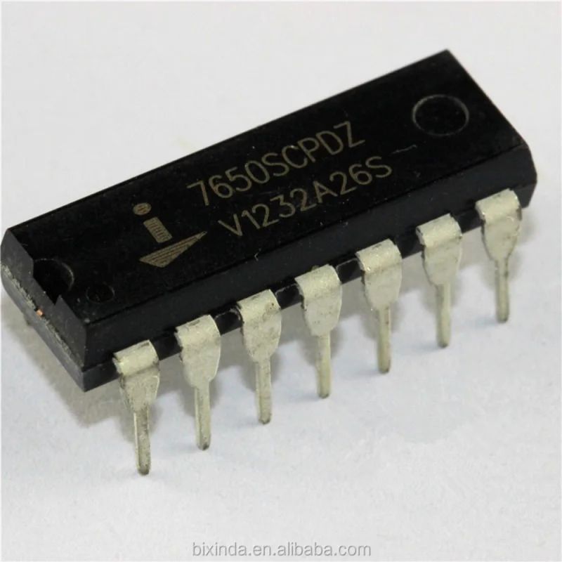 ICL7650SCPDZ ,Chopper-Stabilized Operational Amplifier, 2MHz GBP, DIP Package, Low Offset