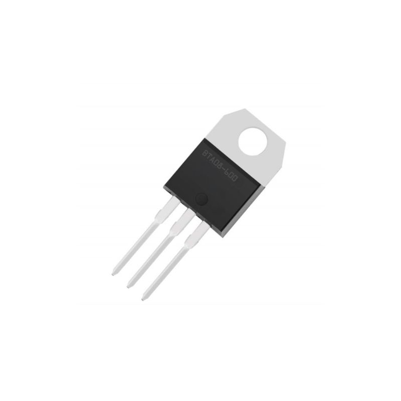 BTA08-600B,TRIAC,8A,600V,TO-220-3 