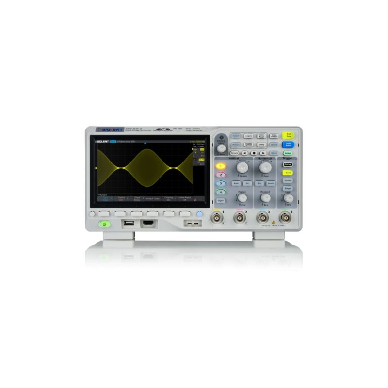SDS1204X‑E, 4 Channel Oscilloscope, 200 MHz Bandwidth, 1 GSa/s Sample Rate