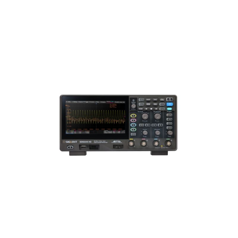 SDS812X HD, 2 CH Oscilloscope, 100 MHz Bandwidth, 12 bit Resolution