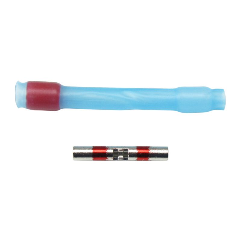 D-436-82 Butt Splice Red, TE Conn Connector Terminals Splice Terminal 20-26AWG Copper Alloy Red 27.94mm Nickel Bag/Box