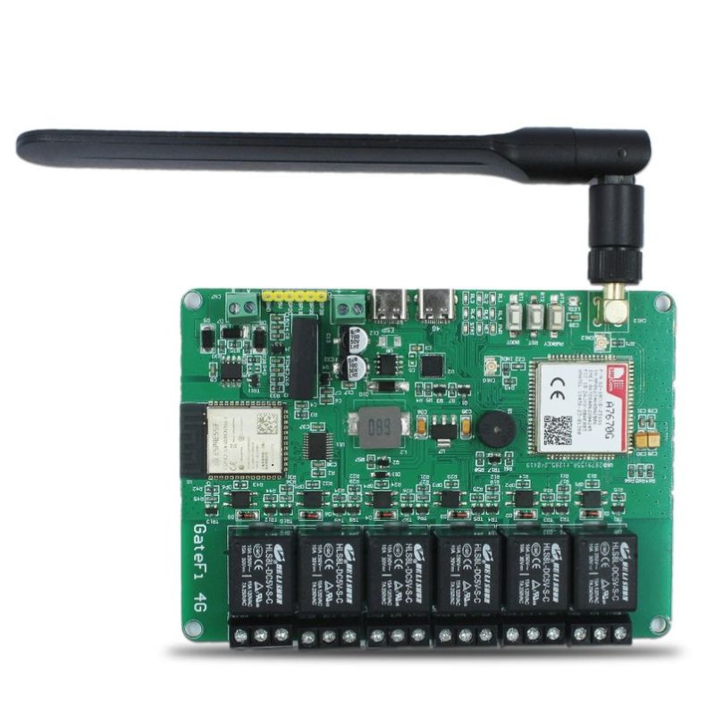 GateFi 6 Channel Powered By ESP32 with 4G Connectivity