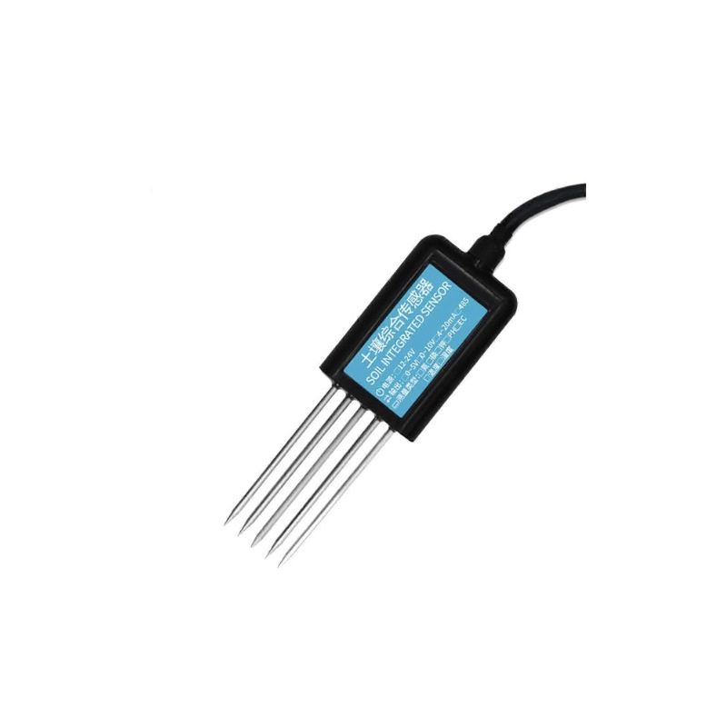 Simpls 7-in-1 RS485 Soil Sensor – Measures Temperature, Humidity, pH, EC, NPK, IP68 Waterproof