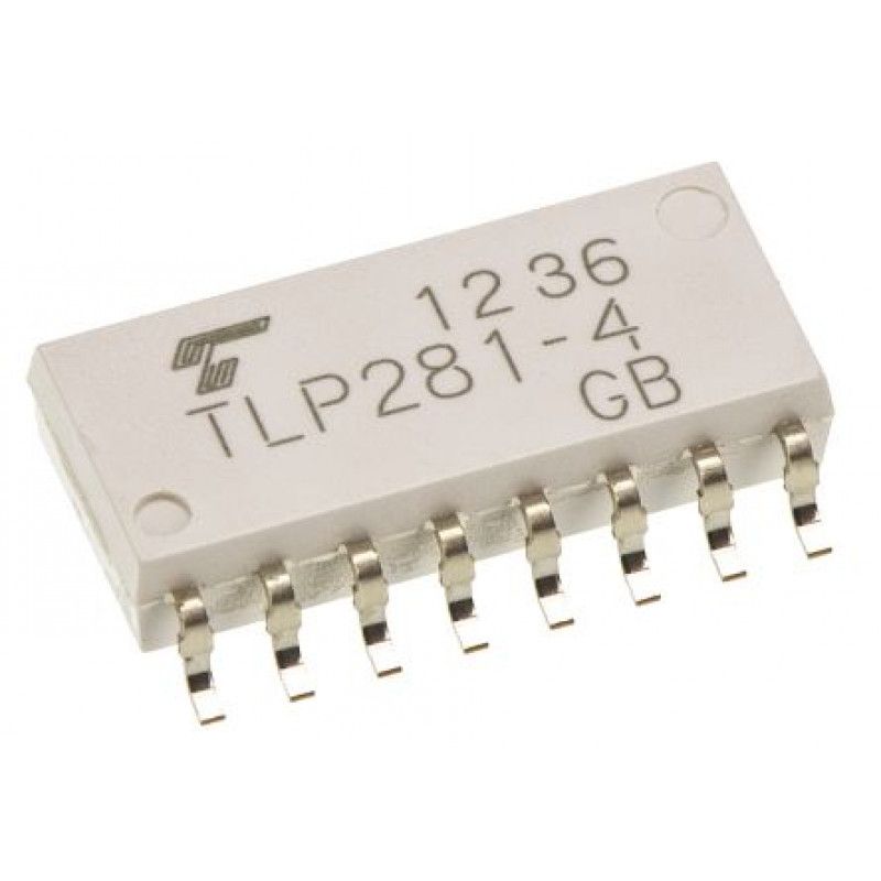 TLP281-4,Optocoupler,80V,50mA,SMD