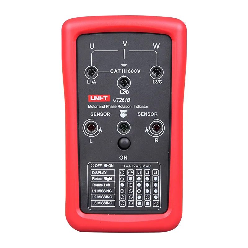 UT261B Phase Sequence and Motor Rotation Indicator