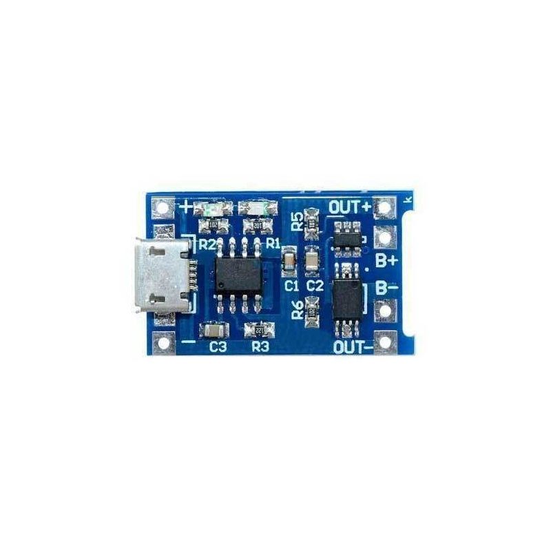 TP4056,Micro-USB Lithium Battery Charging Board with Protection Module,5V,1A