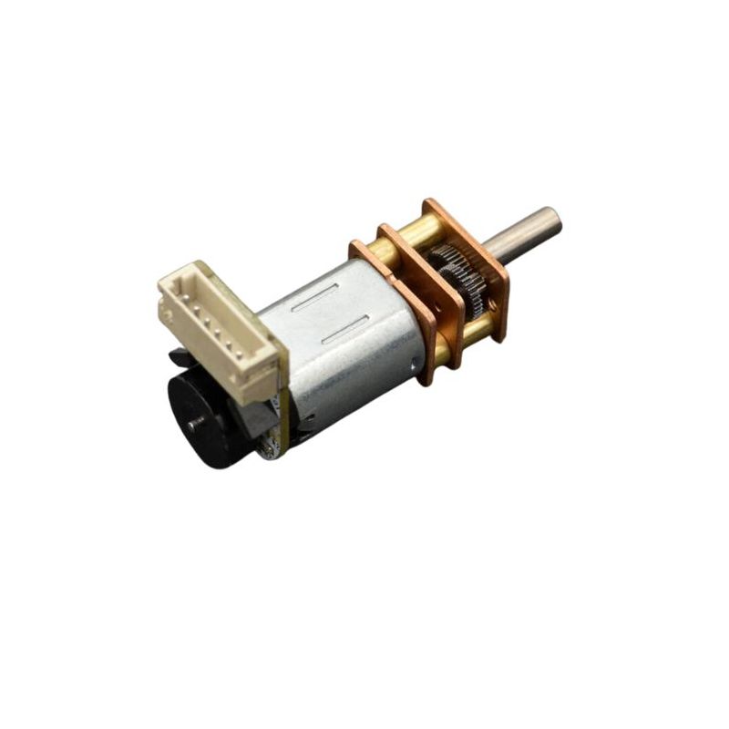 Micro Metal Geared motor w/Encoder - 6V 310RPM 50:1