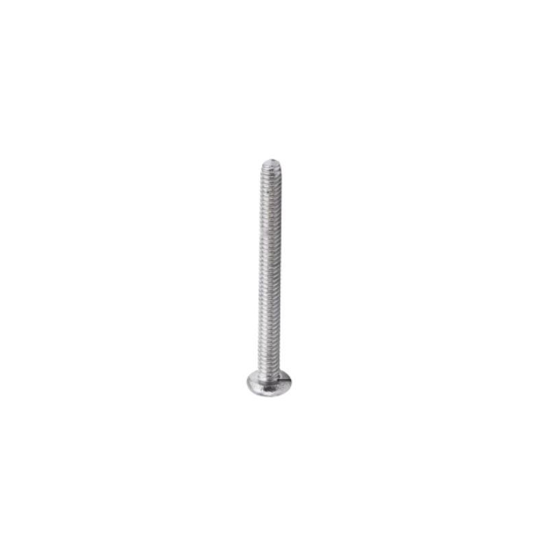 2mm Diameter, 15mm Length Machine Screw, Round Head, Fully Threaded