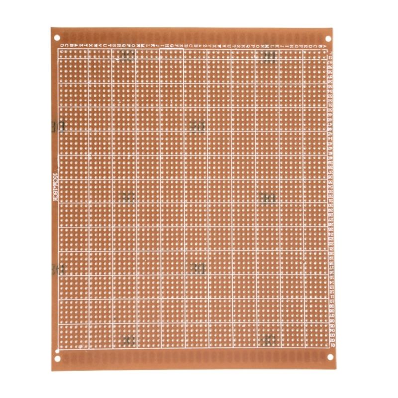 PCB Brown 15x18cm - Single-Sided Perforated Prototype Board