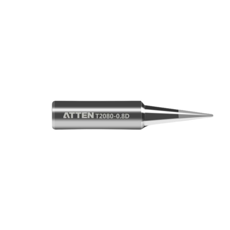T2080-0.8D, Chisel Soldering Tip, 0.8mm