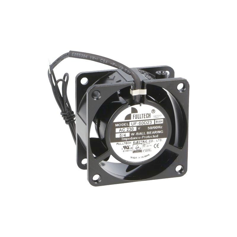 U60D23B-H FULLTECH Fan AC; axial; 230VAC; 60x60x30mm; 13.76m3/h; 27dBA; ball bearing