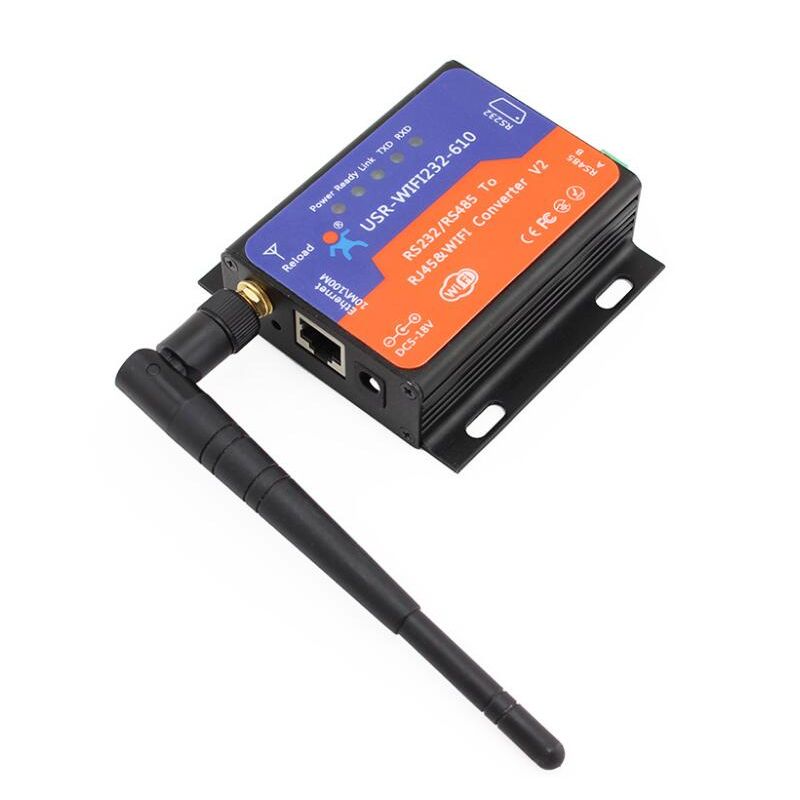 USR-WIFI232-610 RS232/RS485 TO RJ45 & WIFI CONVERTER V2