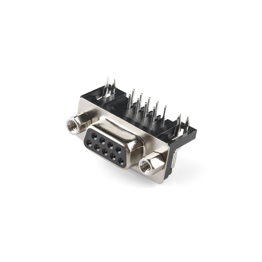 DB9,PCB Mount Connector,9-Pin,D-Sub,F