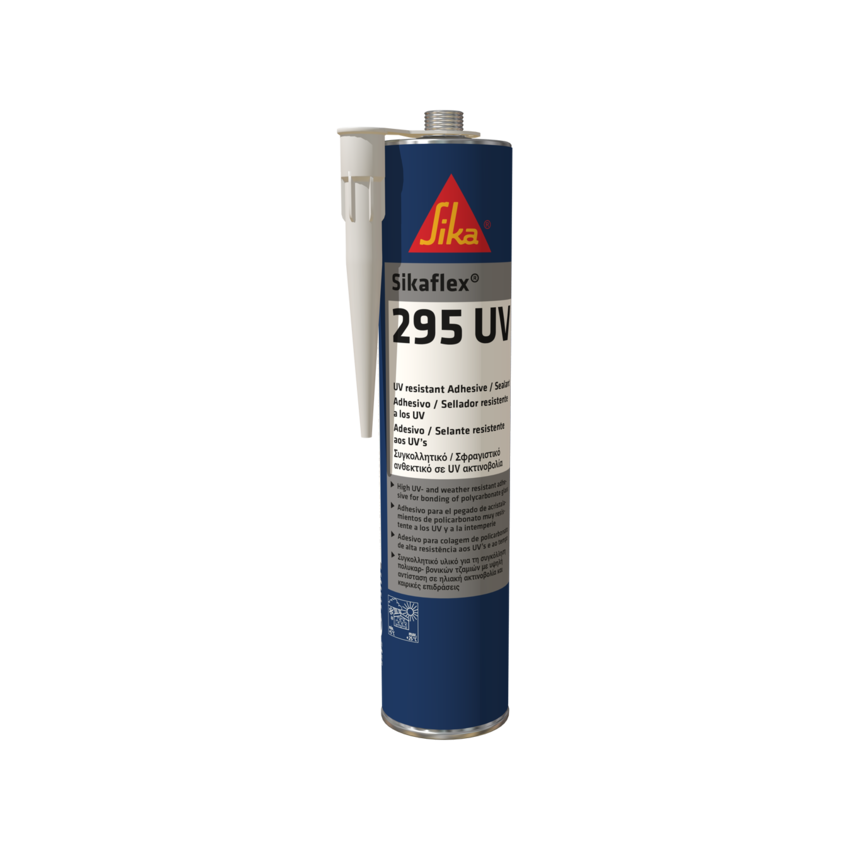 Sika 295 UV polyurethane adhesive Black