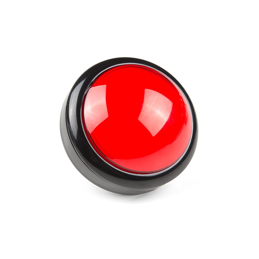 Push Button Switch,100mm,Red