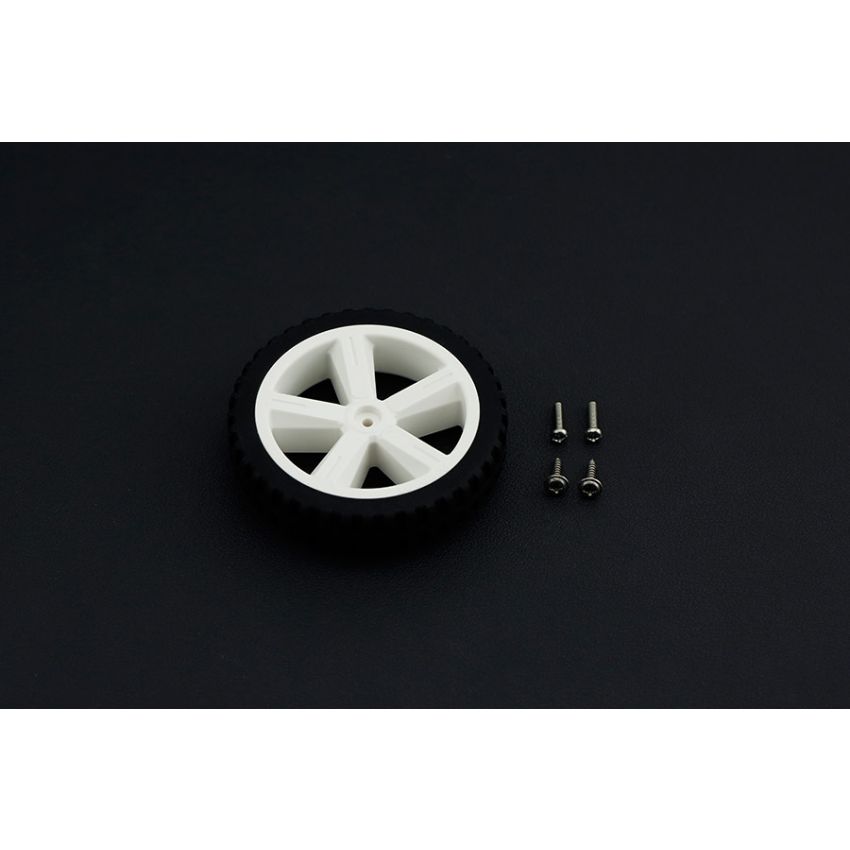 FIT0500 D80mm Silicone Wheel For TT Motor