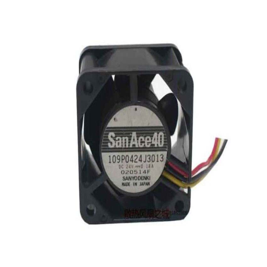 109P0424J3013, DC Cooling Fan, 40mm x 40mm, 24V 0.18A Ball Bearing with Tachometer