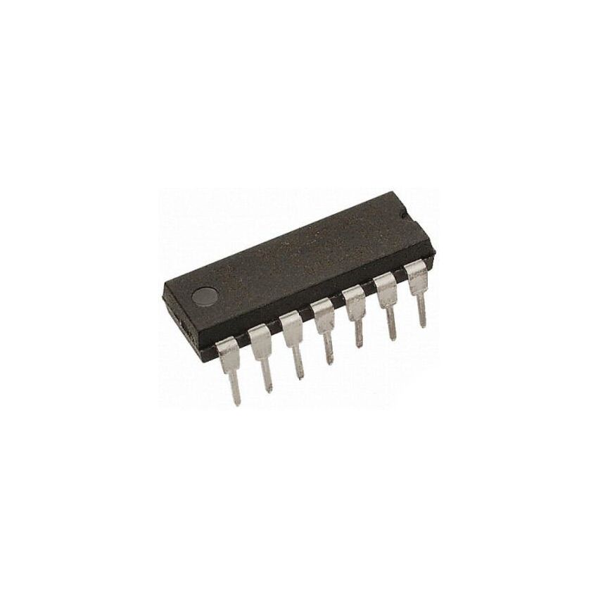74LS49, BCD-to-7 Segment Decoder/Driver, DIP-14