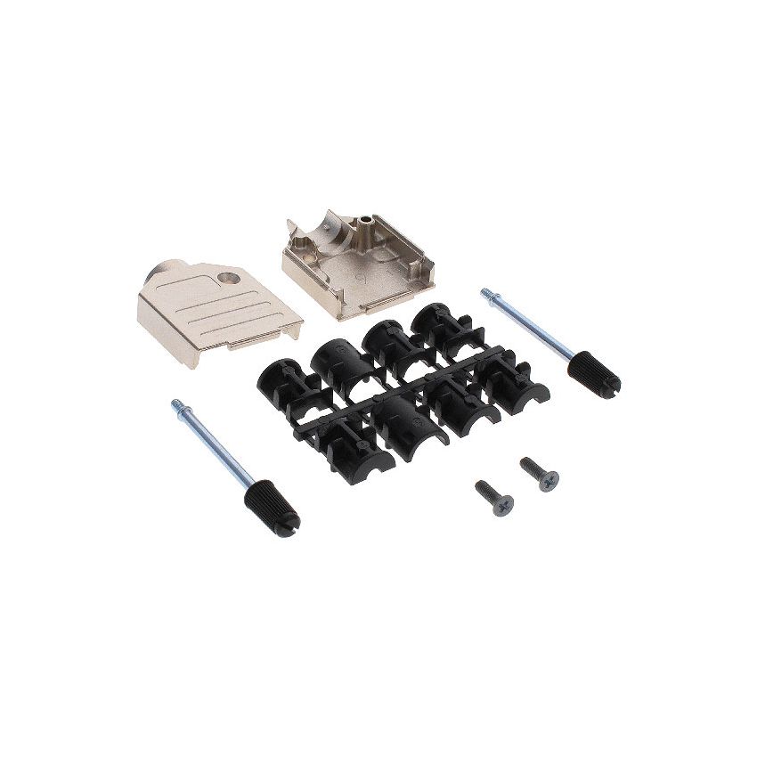 Conec 165X02609X D-Sub Backshells 9P EMI/RFI SHIELDING METAL HOOD