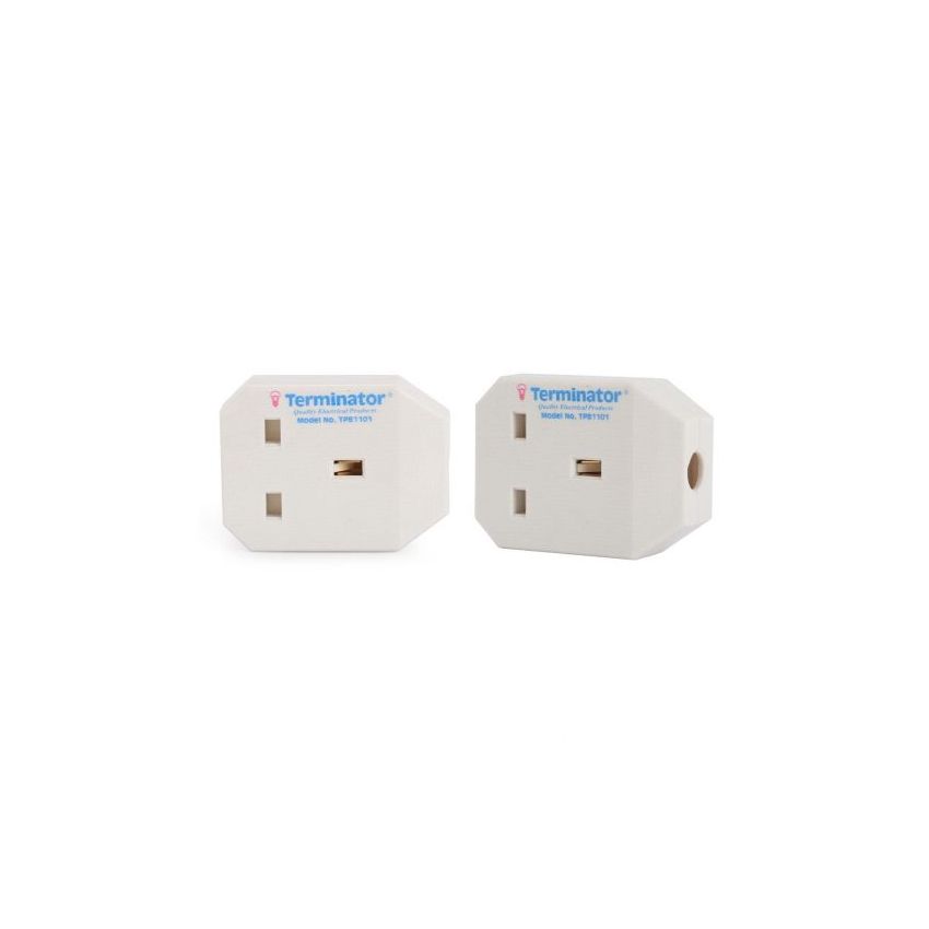 TPB1101 Terminator 1 Way UK Power Extension Socket Without Cable
