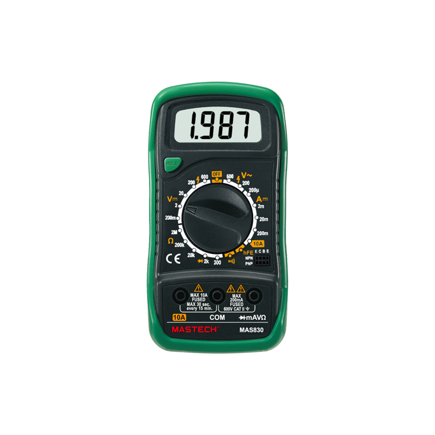 MAS830 - Manual Ranging Digital Multimeter
