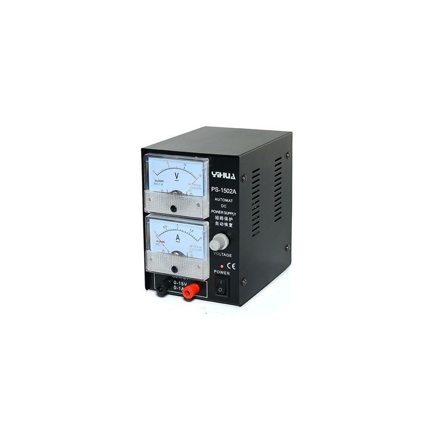 PS-1501A, 15V 1A Adjustable DC Linear Power Supply, Compact Design