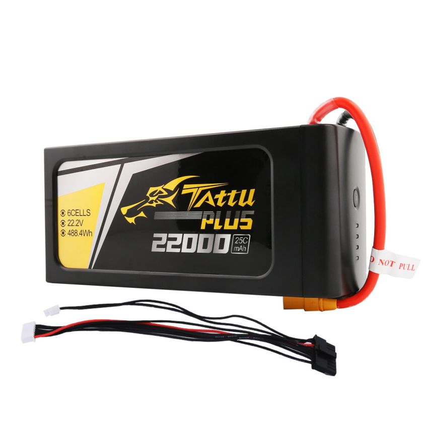 Tattu Plus 22.2V, 22000mAh Li-Po Battery
