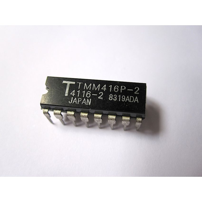 TMM416P-2, 16K x 1-bit DRAM,DIP-16
