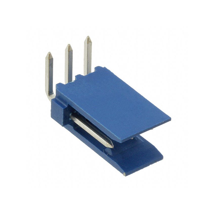 281698-3 Headers & Wire Housings HEADER R/A 3 POS