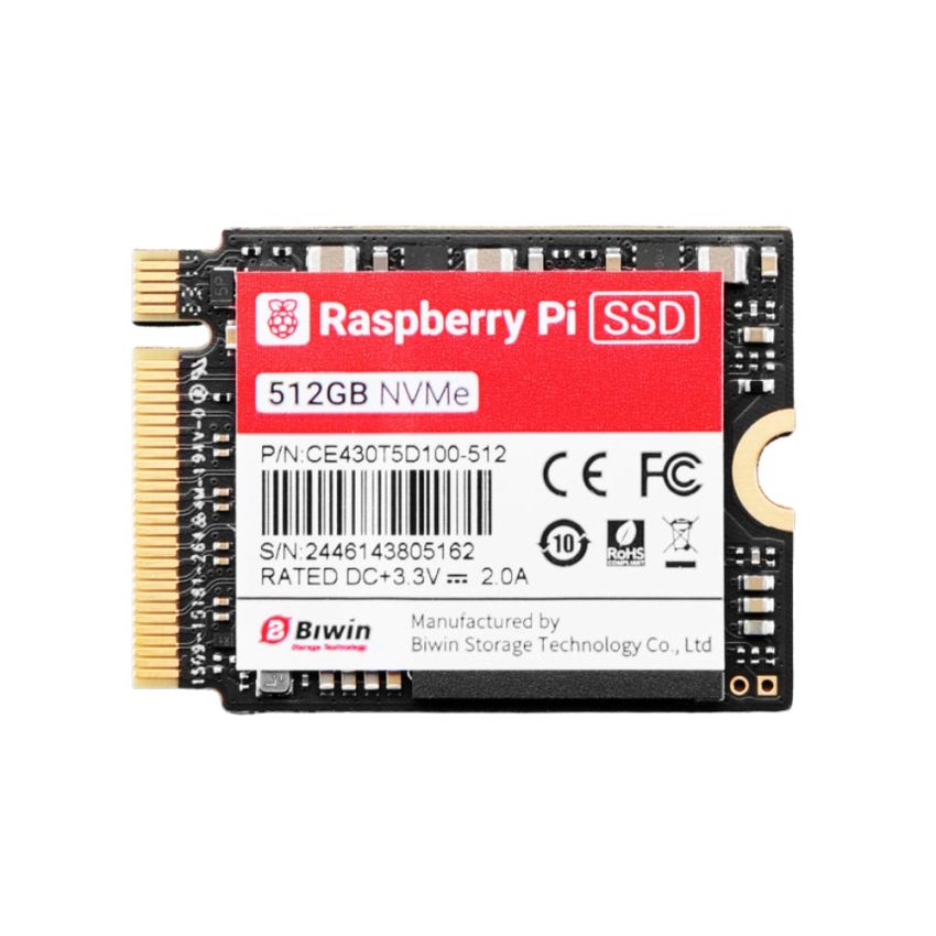 Raspberry Pi NVMe SSD - 512GB