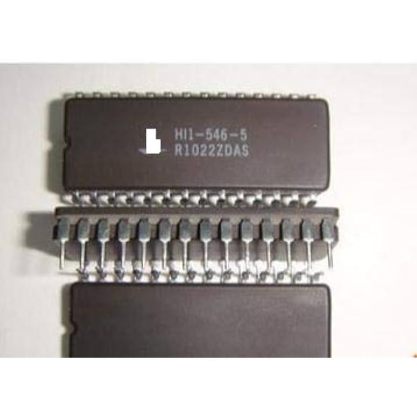HI1-546-5, 16-Channel CMOS Analog Multiplexer with Active Overvoltage Protection, 44V Max Supply, 28-Pin DIP