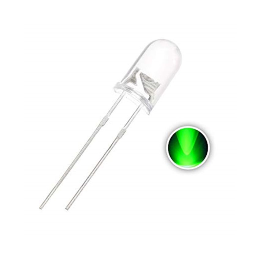 Super Bright LED, Green,3mm