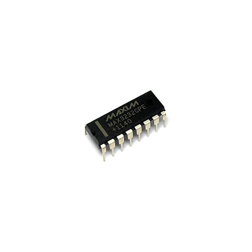 MAX3232CPE, RS-232 Transceiver, 16-Pin DIP Package