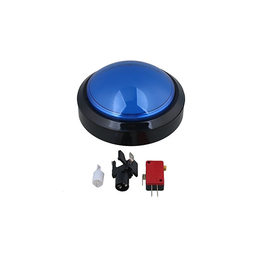 Push Button Switch,100mm,Blue